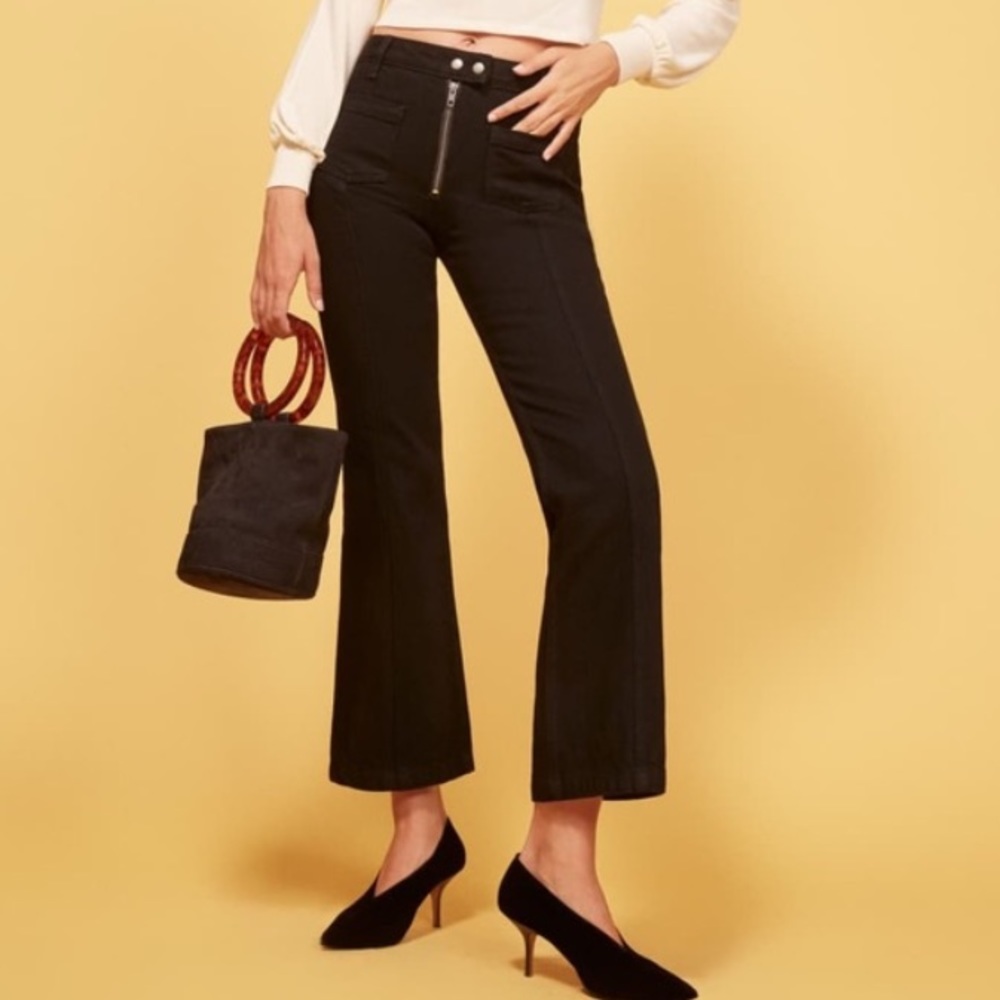 Reformation Black Elle Jean